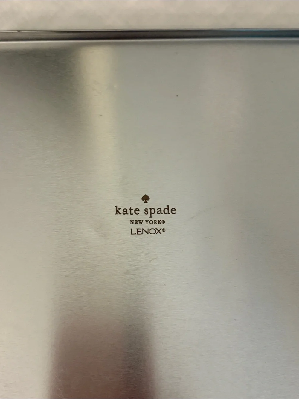 Kate Spade Metal Cookie Cutter Set with Storage Tin - Silver